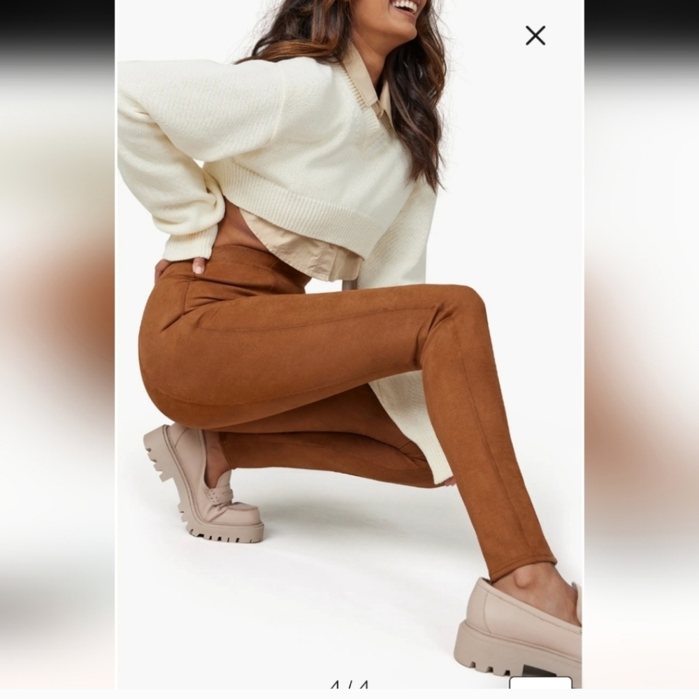 Spanx Faux Suede Leggings
